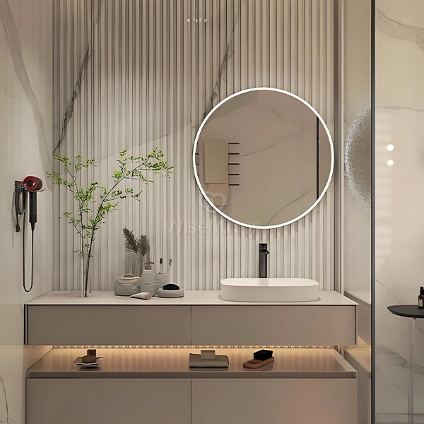 Edge Lit Bathroom Mirror Edge Lit Bathroom Mirror